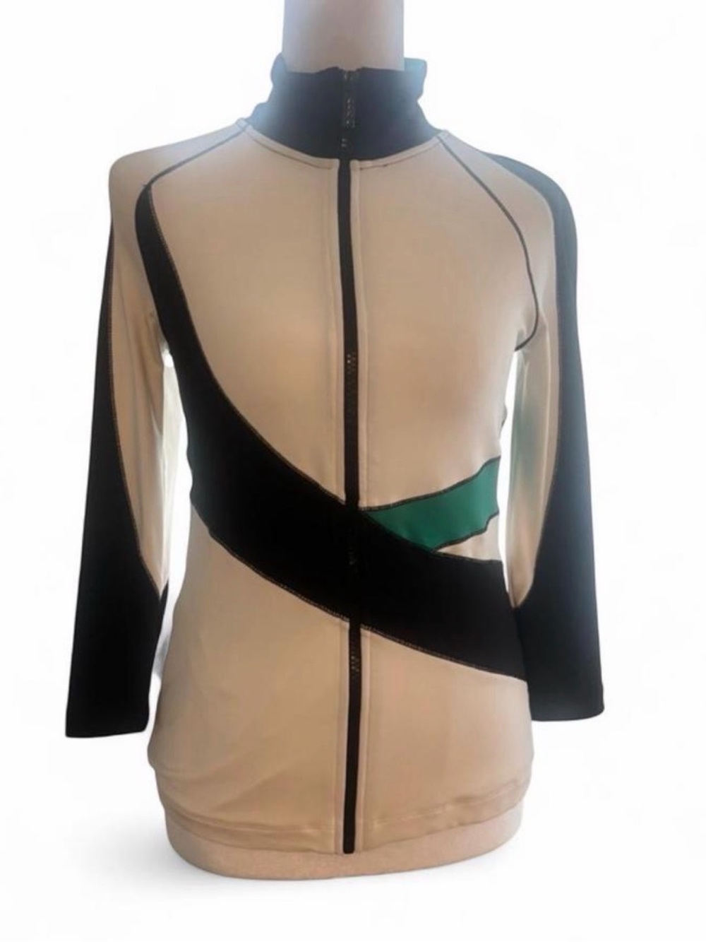 NWT Bebe Sport BBSP Colorblock Track Jacket Made in USA S